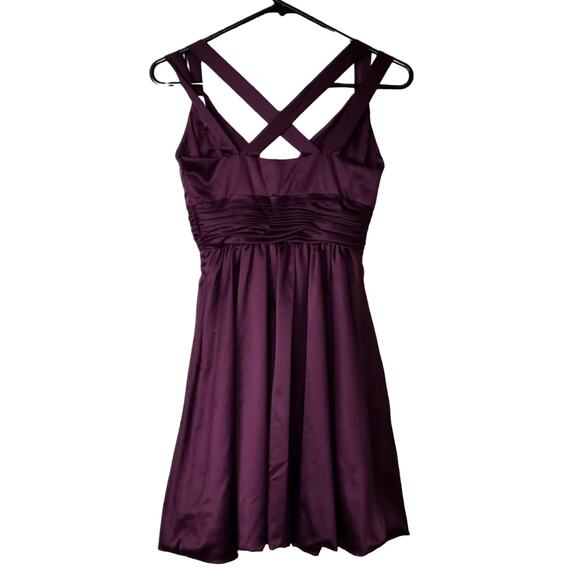 NWT Silk Arden B. Burgundy Merlot Dress - Picture 3 of 6